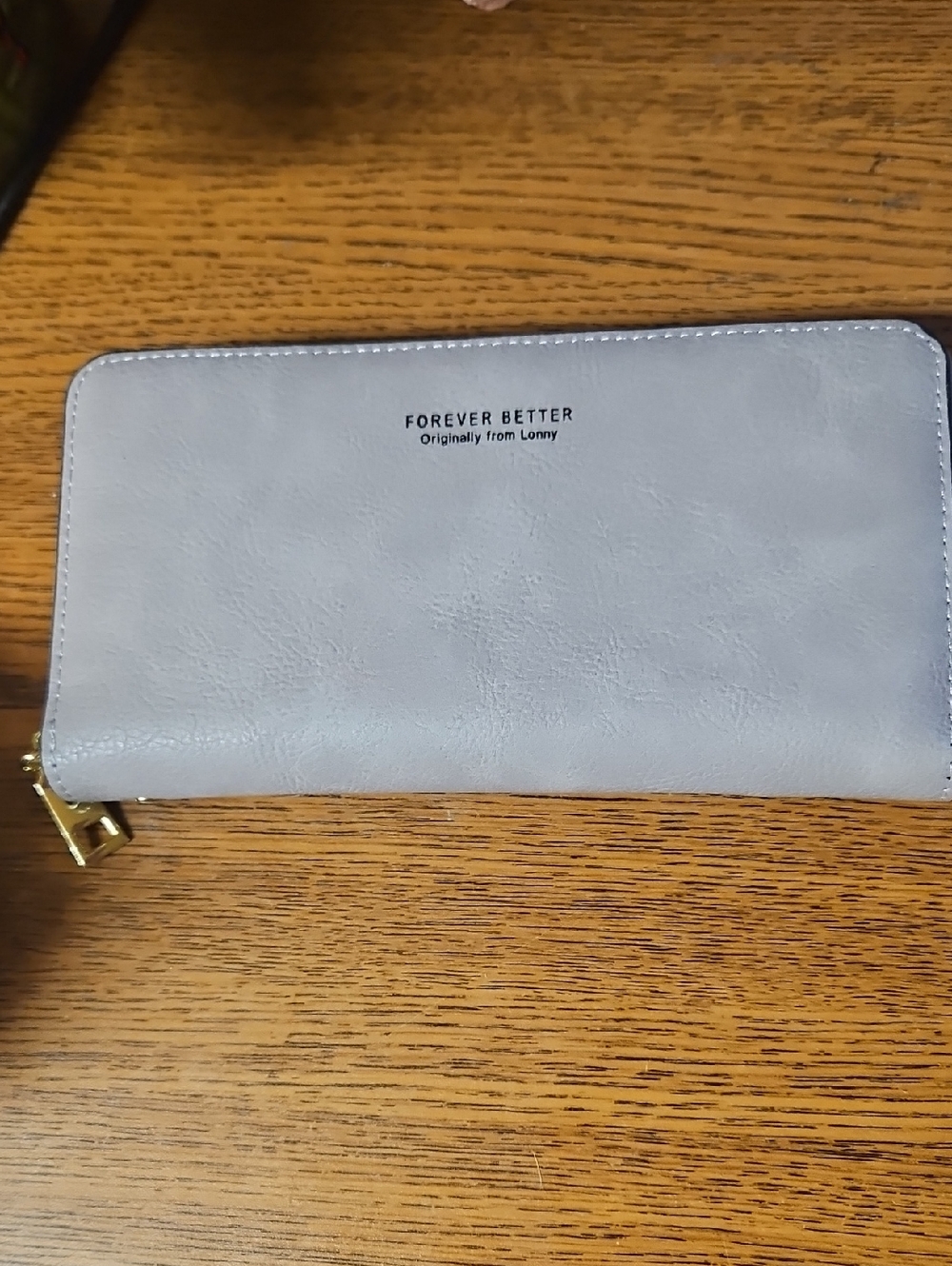 Forever Better  Brand Gray Wallet New